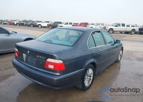 2001 BMW 530Ia z USA, uszkodzony, nr VIN WBADT63481CF11594